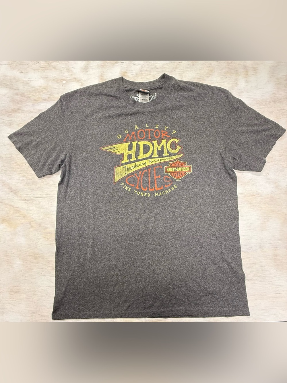 Harley-Davidson Konz-Trier Germany Grey Biker Built HDMC Tee Men’s XL